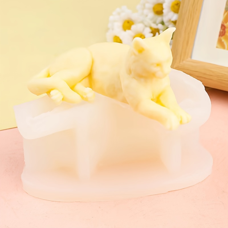 Resin Art And Jewelry - Kreative Silikon-Katzenform, 1 Stück DIY Handgemachte