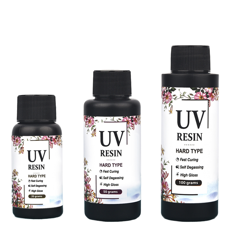 Uv Resin Clear Hard - 20g/50g/100g Kristallharz UV-Kleber DIY Schmuckherstellung Hohe