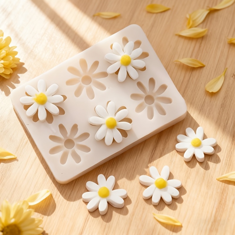 Resin Art Kit With Molds - 1 Stück 3D Gänseblümchen Sonnenblumen Silikonform