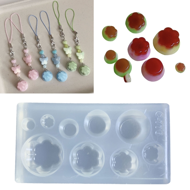 Resin Art Kit With Molds - Niedliche Silikonform in Puddingform für handgefertigte