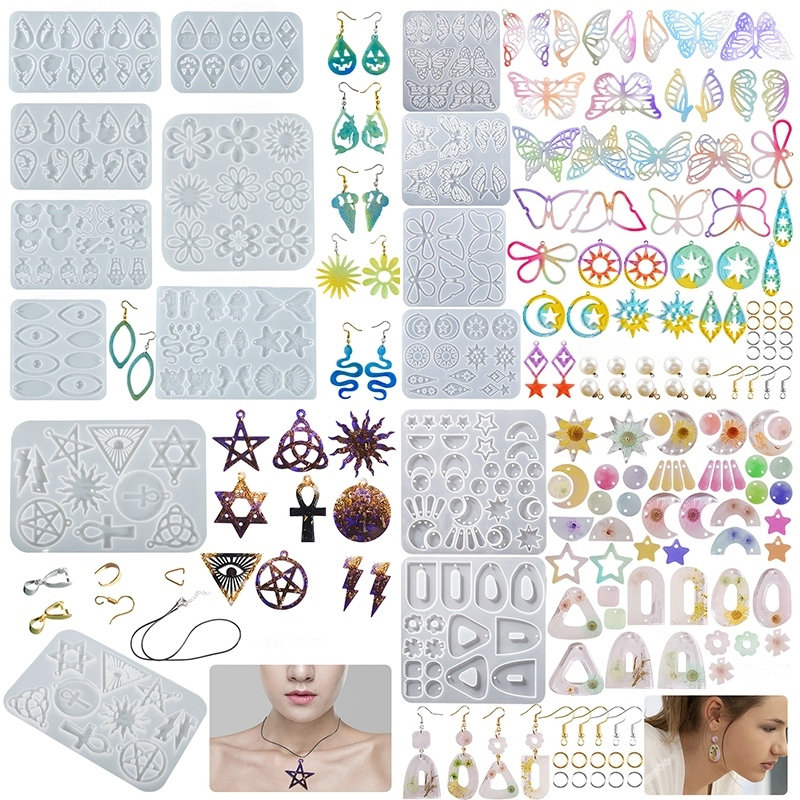 Ohrring Anhänger Silikonform E – Resin Art Kit With Molds Bewertung und Preis