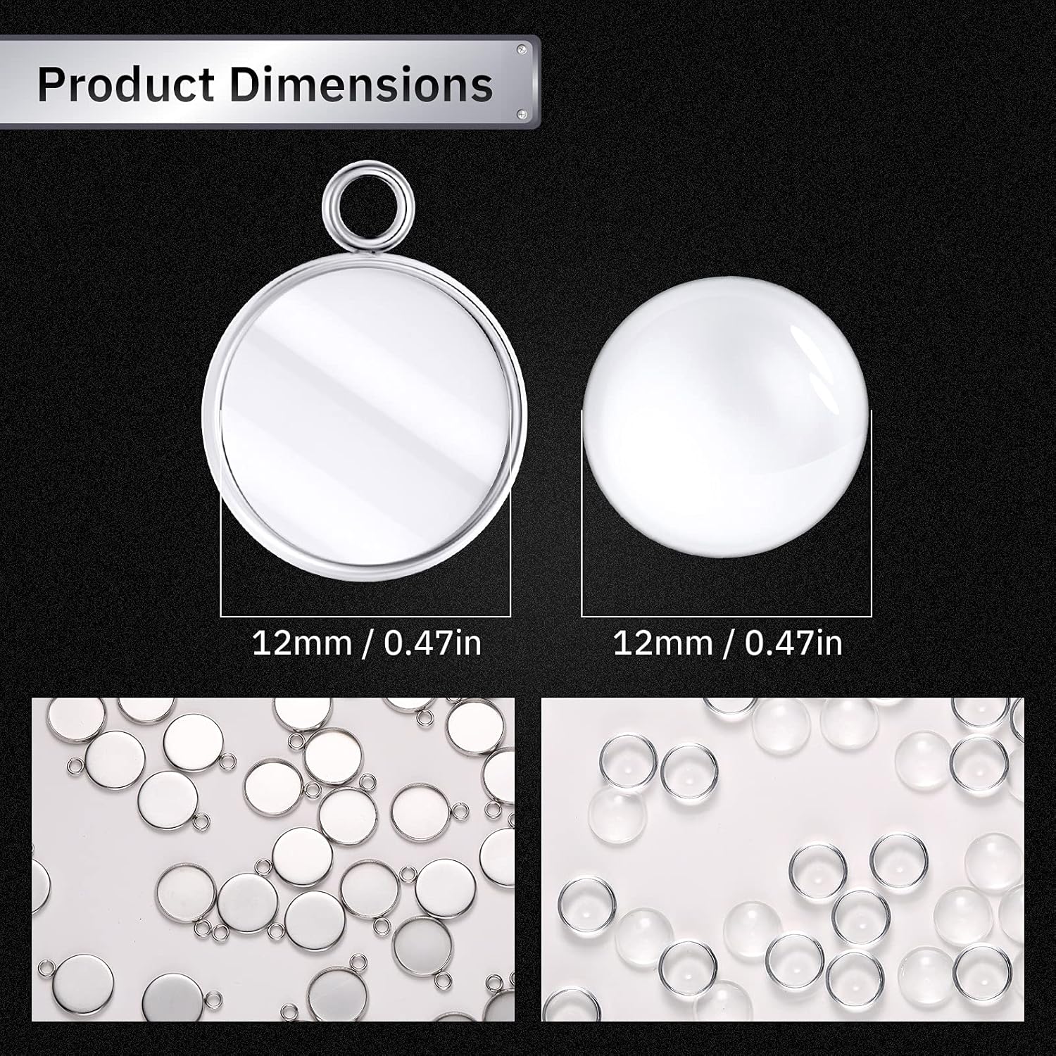 20 Stück Edelstahl-Rohlinge mi – Resin Art Hanging Bewertung und Preis