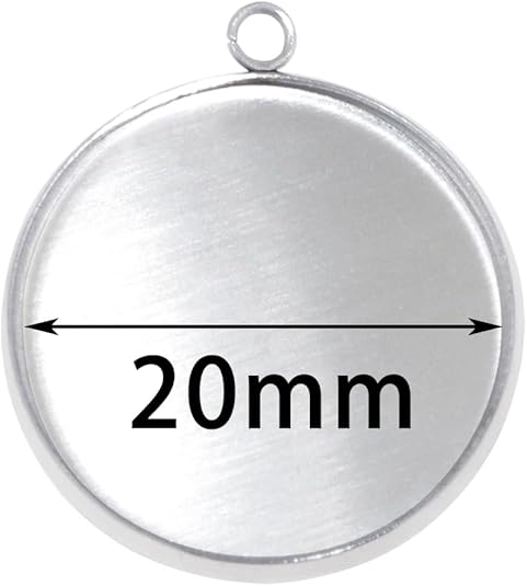 20 Stück Edelstahl-Rohlinge mi – Resin Art Hanging Bewertung und Preis