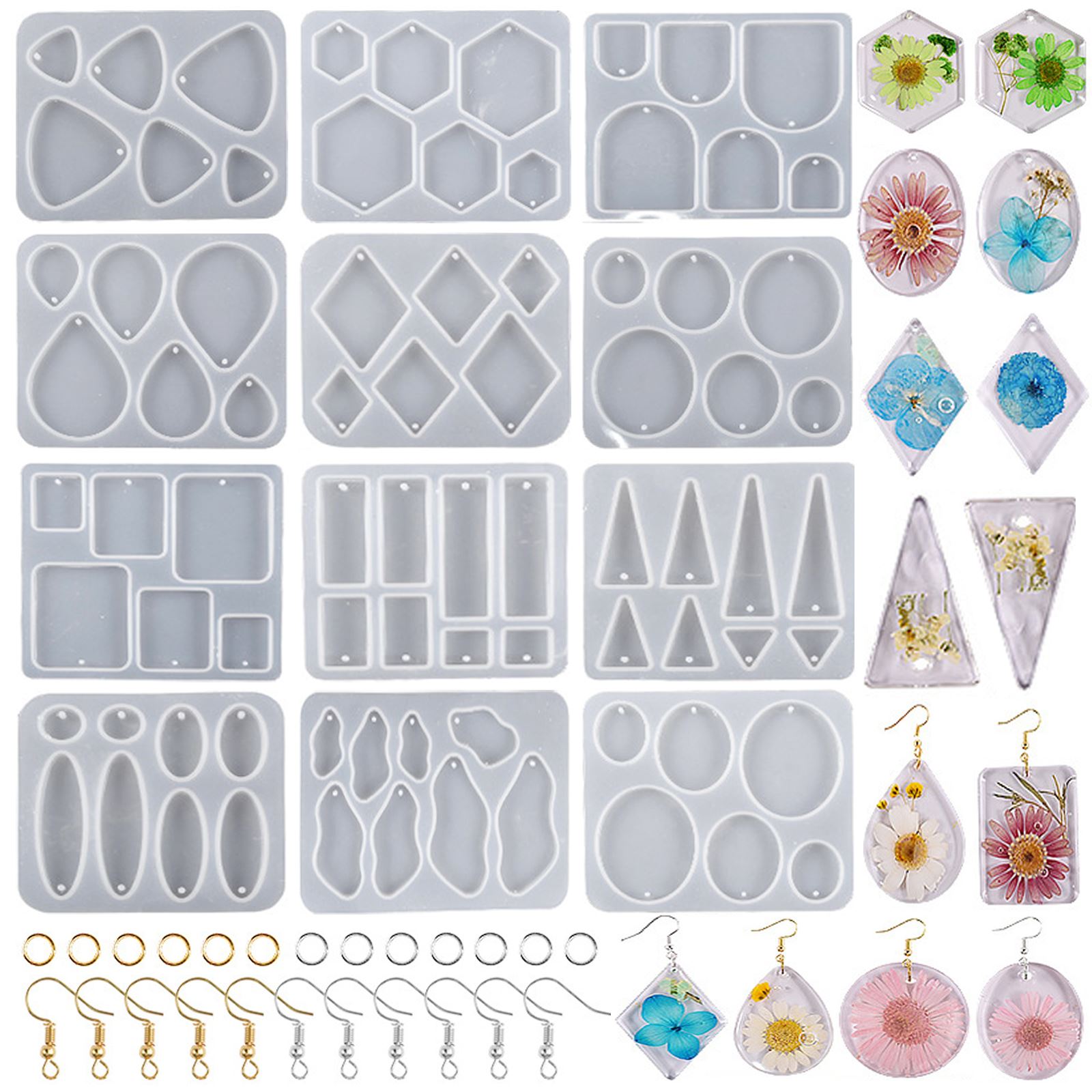 Geometrische Ohrring Anhänger  – Uv Resin Clear Hard Bewertung und Preis