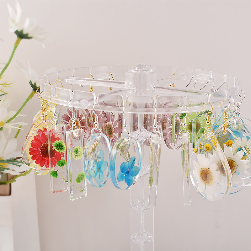 Geometrische Ohrring Anhänger  – Uv Resin Clear Hard Bewertung und Preis
