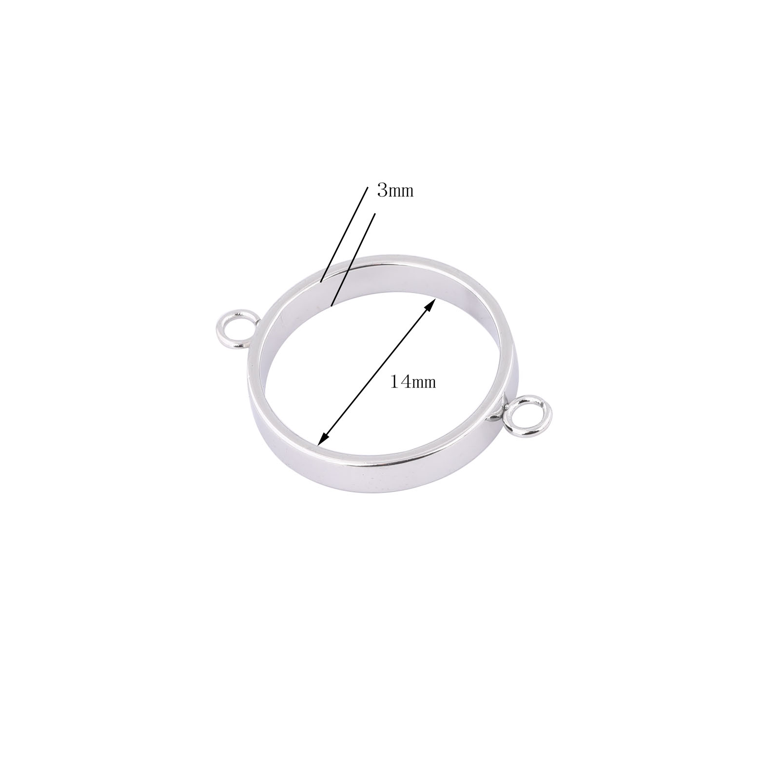 10 Stück Edelstahl 14 mm offen – Resin Art Hanging Bewertung und Preis