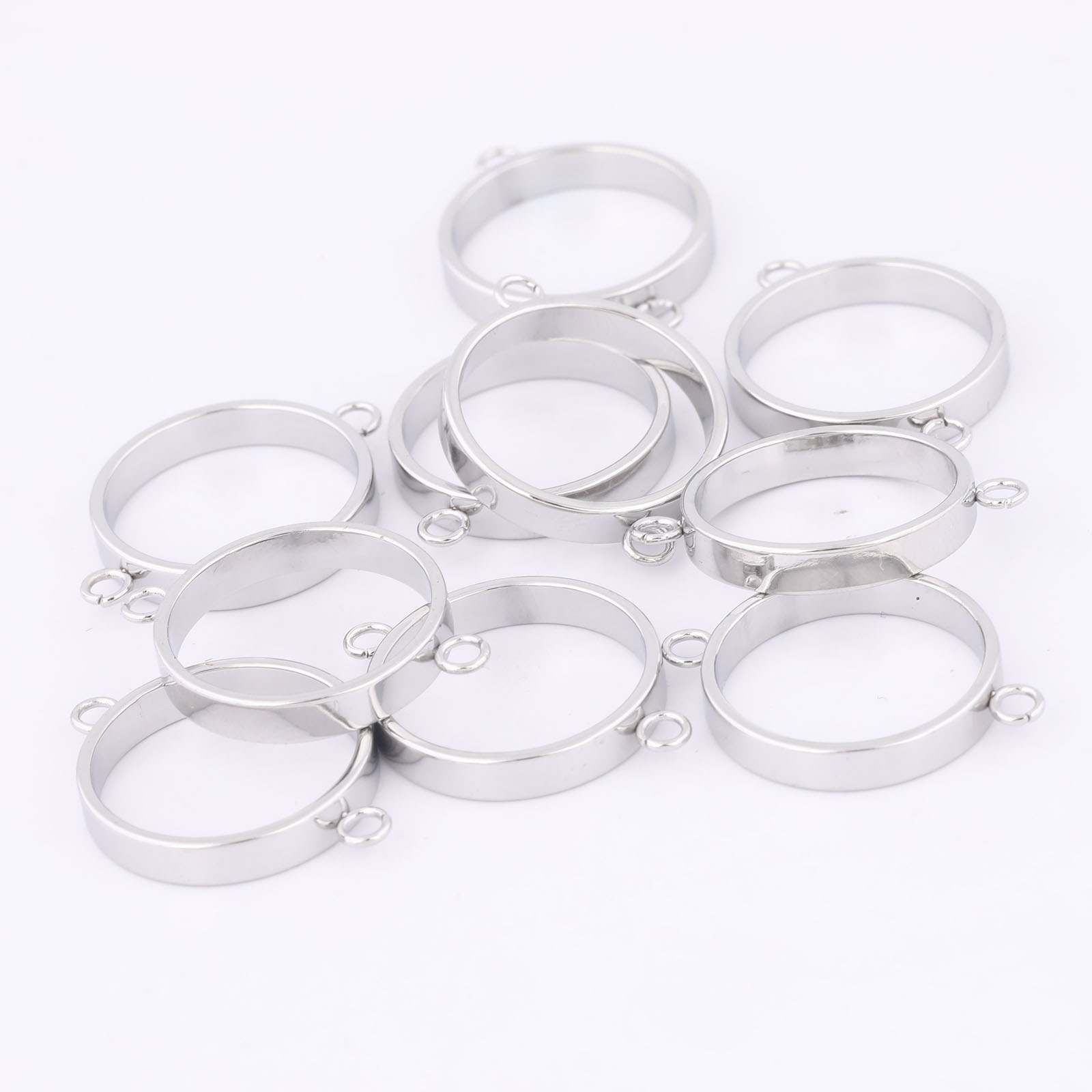 10 Stück Edelstahl 14 mm offen – Resin Art Hanging Bewertung und Preis