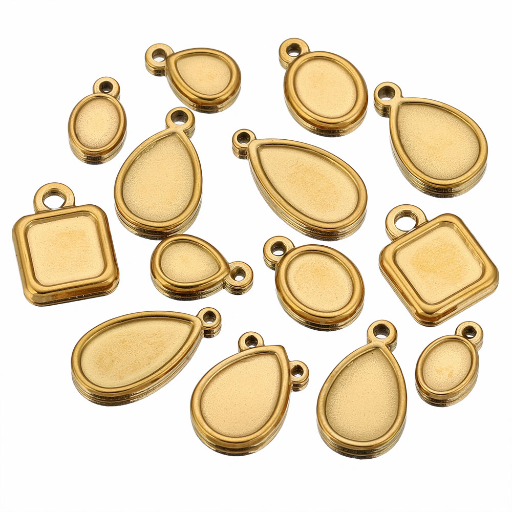 5 Stück Edelstahl-Anhängerrohl – Resin Art Hanging Bewertung und Preis
