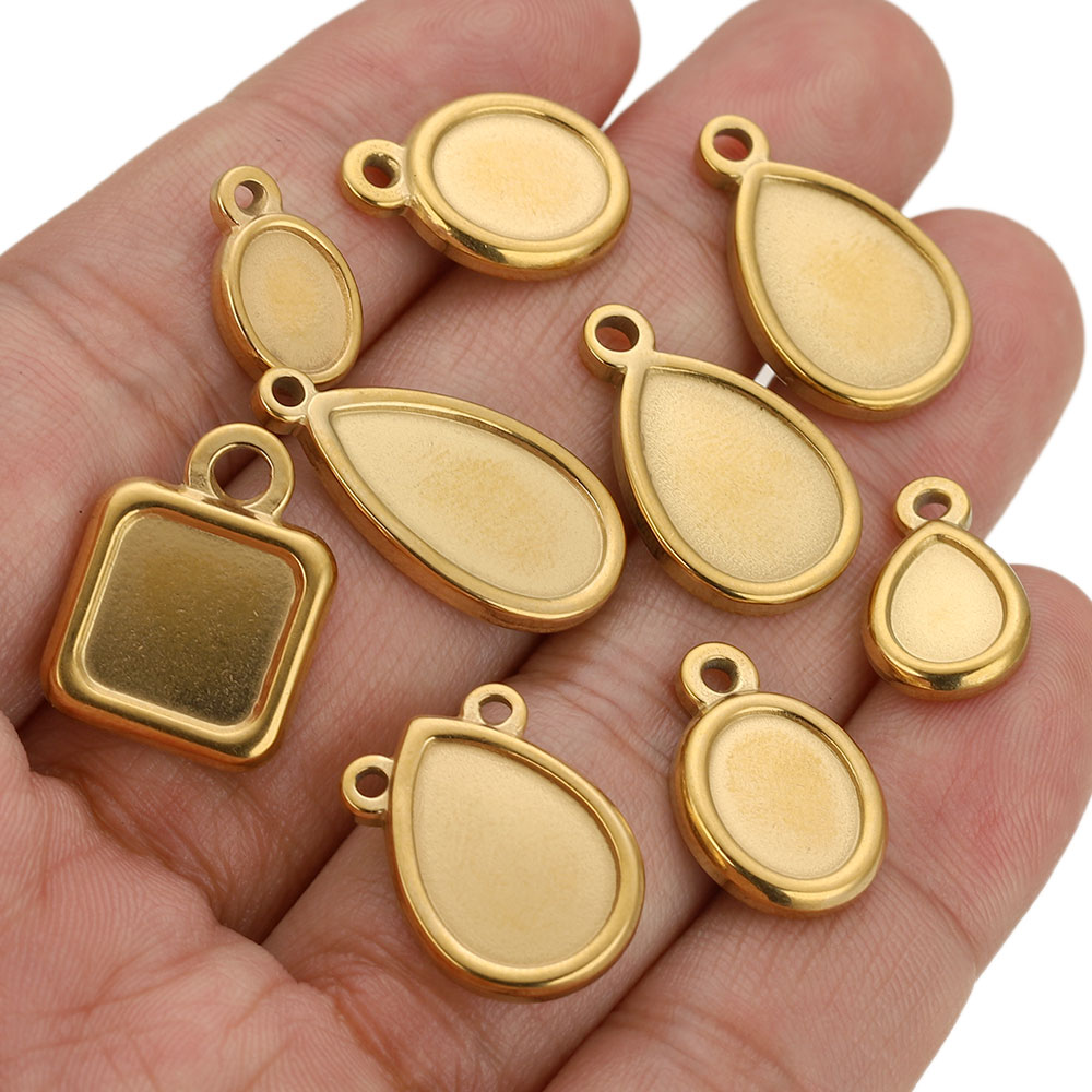 5 Stück Edelstahl-Anhängerrohl – Resin Art Hanging Bewertung und Preis