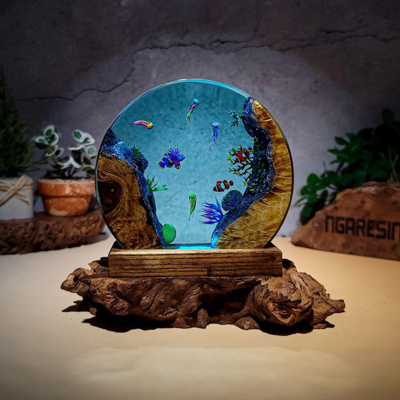 Ozean-Aquarium Organismen Harz – Resin Art Baby Bewertung und Preis