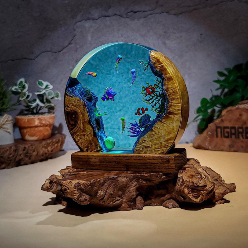 Ozean-Aquarium Organismen Harz – Resin Art Baby Bewertung und Preis