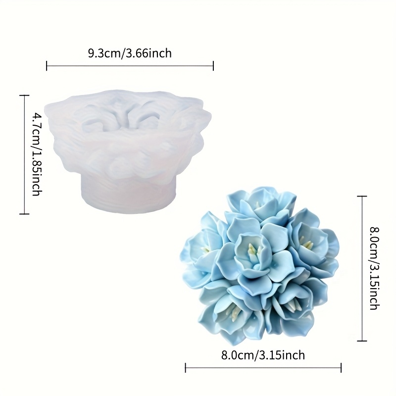 1 Silikonform für Hortensienke – Resin Art Kit With Molds Bewertung und Preis